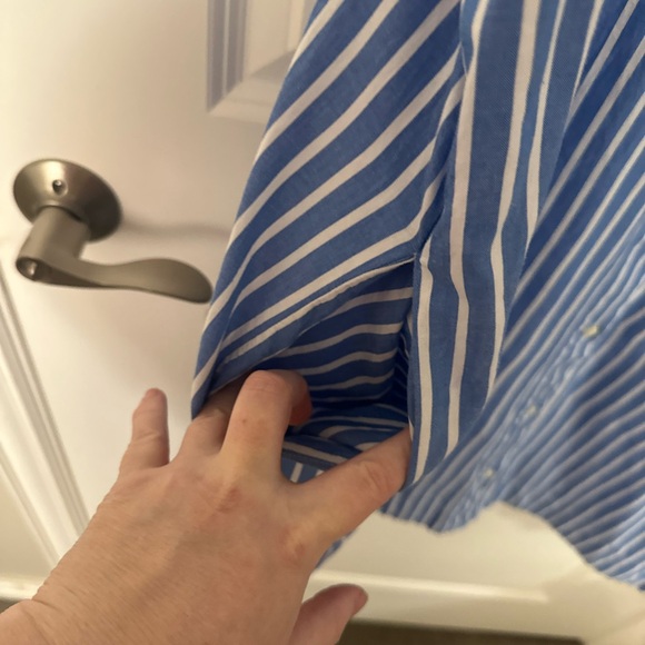 Blue Striped shirt dress from old navy - Picture 2 of 3